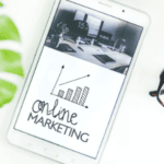mobile device featuring online marketing